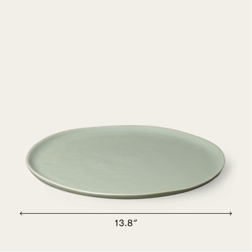Serving platter dinnerware by Fable Home, shown in a beachgrassgreen finish. – #beachgrassgreen