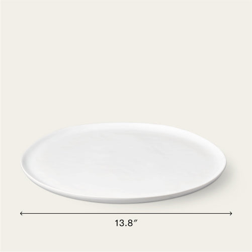 Serving platter dinnerware by Fable Home, shown in a cloudwhite finish. – #cloudwhite