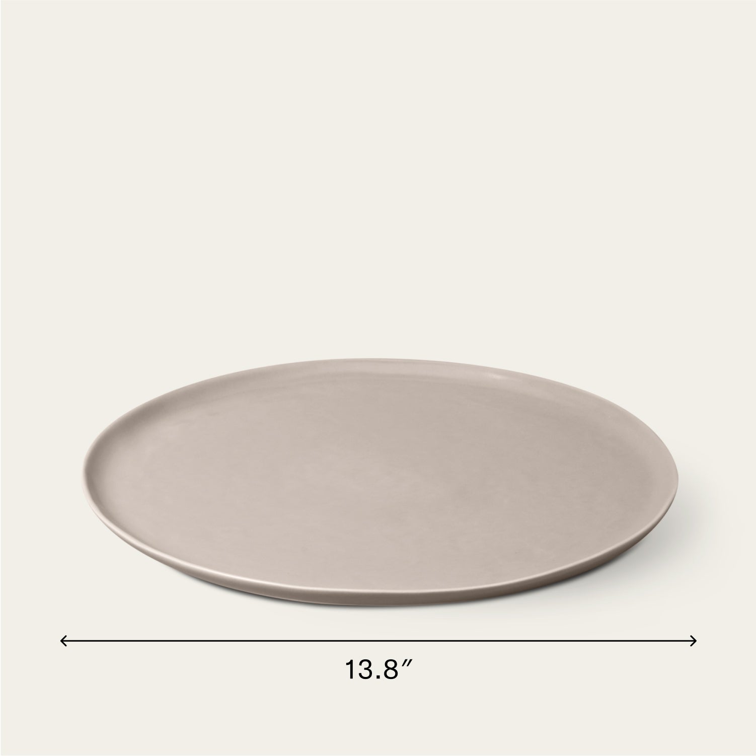 Serving platter dinnerware by Fable Home, shown in a deserttaupe finish. – #deserttaupe