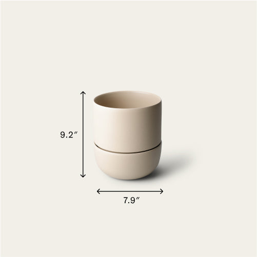 Planter planters by Fable Home, shown in a large/coastalcream finish. – #large/coastalcream