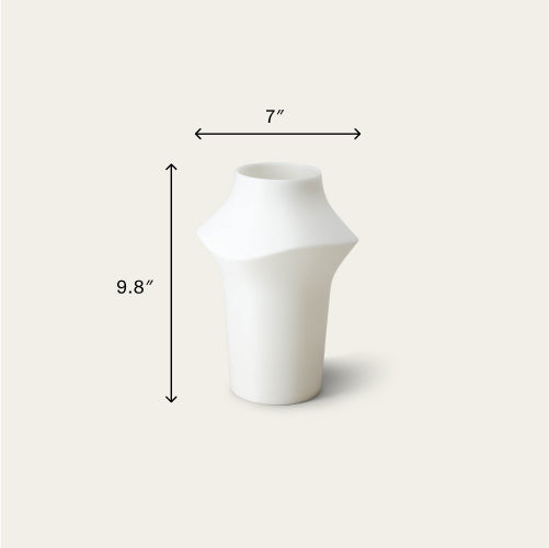Curve table light lighting by Fable Home, shown in a translucent finish. – #translucent