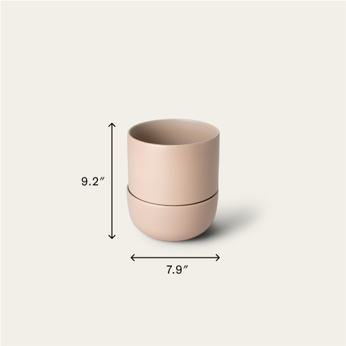 Planter planters by Fable Home, shown in a large/shorelinesand finish. – #large/shorelinesand