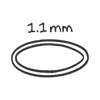 1.1 MM RIM value of Tall Glasses Pro