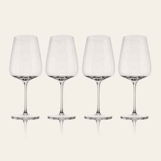 Cabernet glasses pro glassware by Fable Home, shown in a clear finish. – #clear