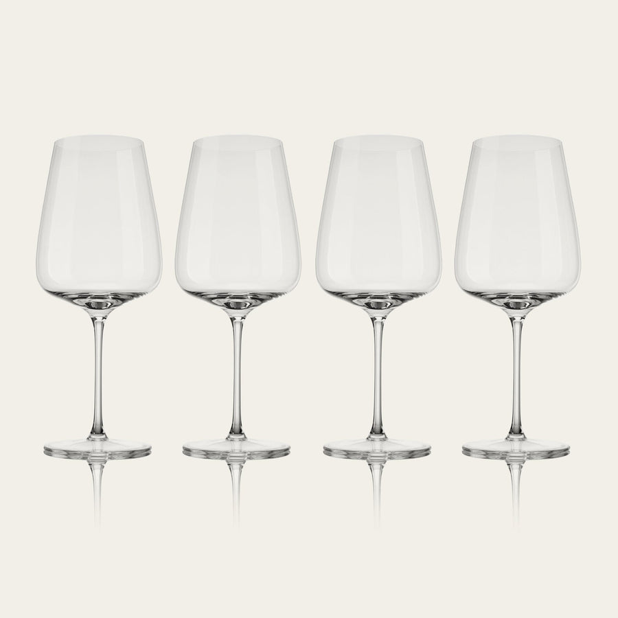 Cabernet glasses pro glassware by Fable Home, shown in a clear finish. – #clear