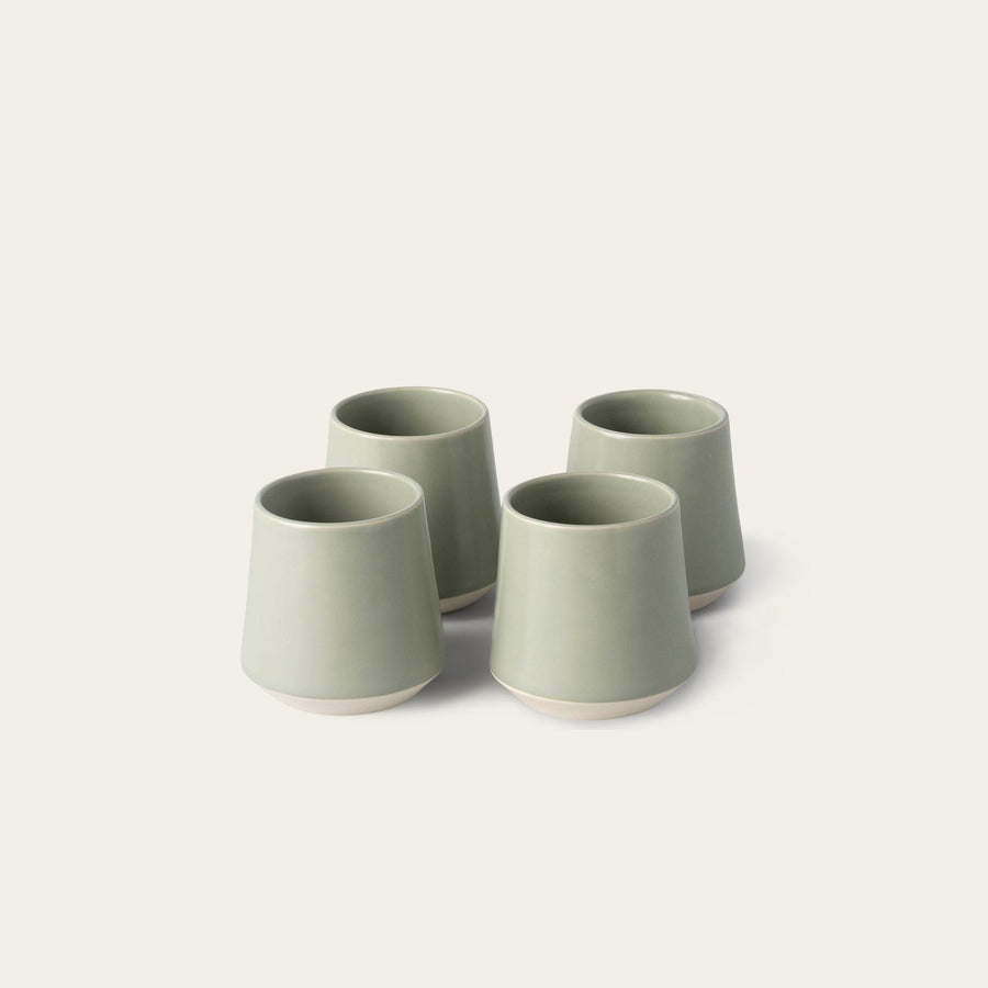 Cups drinkware by Fable Home, shown in a beachgrassgreen finish. – #beachgrassgreen