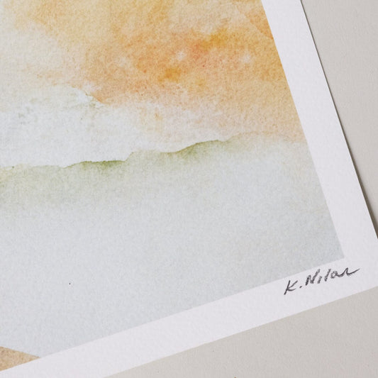 Interlude print - 8 x 10" wall art by Fable Home, shown in a withoutframe finish. – #withoutframe