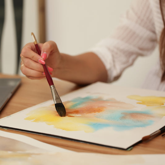 Artist and graphic designer Kristine Nilan is drawing