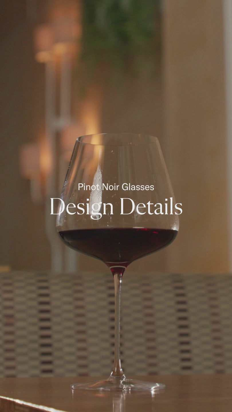 Pinot Noir Glasses Pro - Design Details