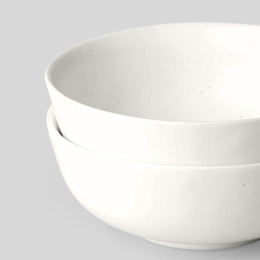 Ramen set bundles by Fable Home, shown in a speckledwhite/dovegray finish. – #speckledwhite/dovegray