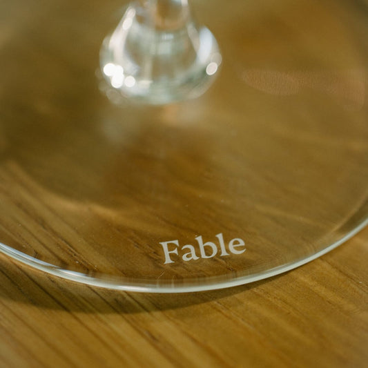 Rocks glasses glassware by Fable Home, shown in a smokegray finish. – #smokegray