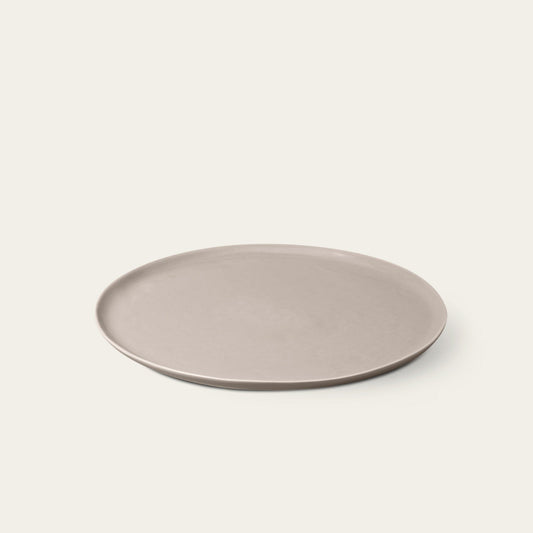 Serving platter dinnerware by Fable Home, shown in a deserttaupe finish. – #deserttaupe