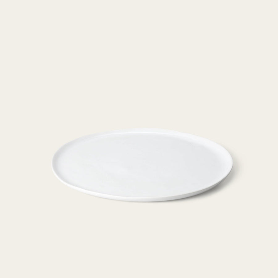 Serving platter dinnerware by Fable Home, shown in a pearlwhite finish. – #pearlwhite