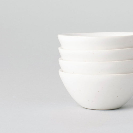 Serving platter set bundles by Fable Home, shown in a speckledwhite finish. – #speckledwhite