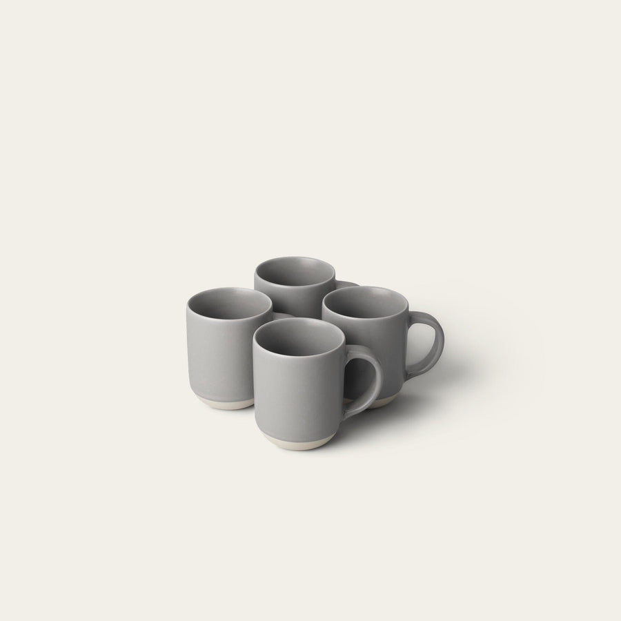 Small mugs drinkware by Fable Home, shown in a dovegray finish. – #dovegray
