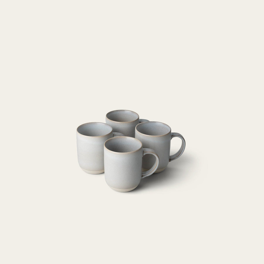 Small mugs drinkware by Fable Home, shown in a stoneblue finish. – #stoneblue