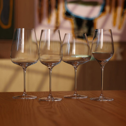 Sommelier set bundles by Fable Home, shown in a clear finish. – #clear