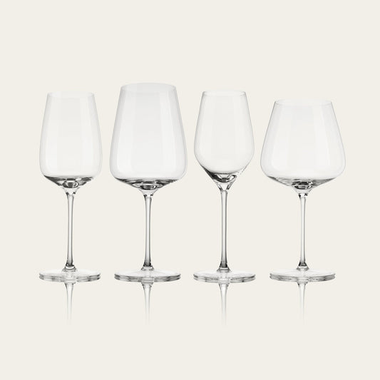 Sommelier set bundles by Fable Home, shown in a clear finish. – #clear