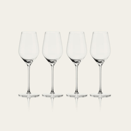 Sparkling glasses glassware by Fable Home, shown in a clear finish. – #clear