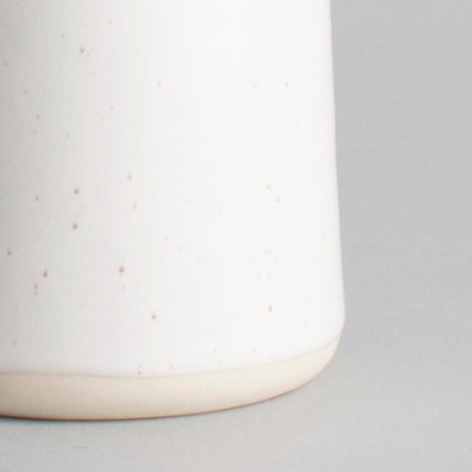 Carafe drinkware by Fable Home, shown in a speckledwhite finish. – #speckledwhite