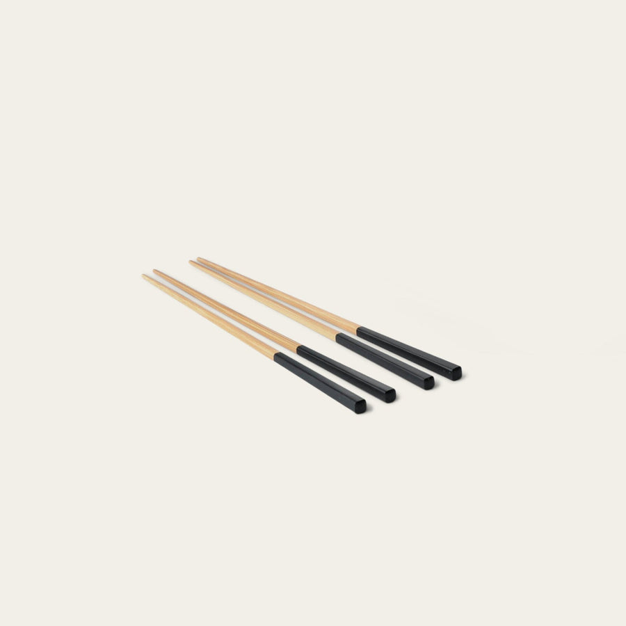 Chopsticks flatware by Fable Home, shown in a ashblack finish. – #ashblack