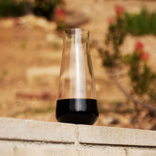 Glass carafe pro glassware by Fable Home, shown in a clear finish. – #clear