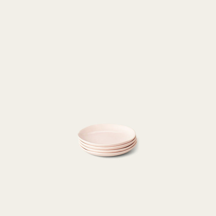 Little plates dinnerware by Fable Home, shown in a dovegray finish. – #dovegray