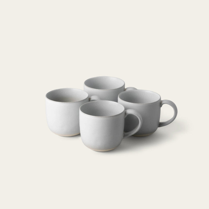 Mugs dinnerware by Fable Home, shown in a beachgrassgreen finish. – #beachgrassgreen