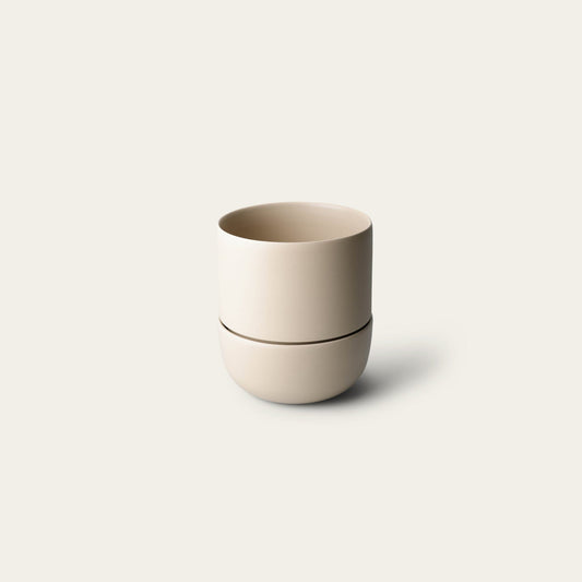 Planter planters by Fable Home, shown in a large/coastalcream finish. – #large/coastalcream
