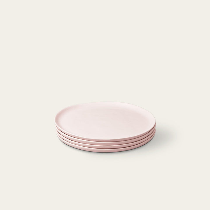 Salad plates dinnerware by Fable Home, shown in a beachgrassgreen finish. – #beachgrassgreen