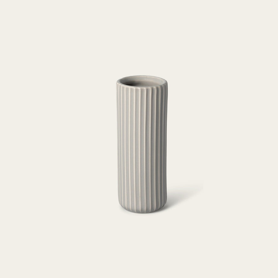 Tall bud vase decor by Fable Home, shown in a dovegray finish. – #dovegray