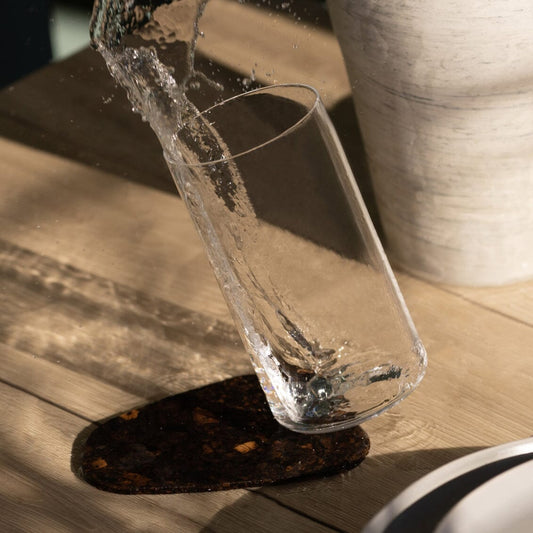 Tall glasses pro glassware by Fable Home, shown in a clear finish. – #clear