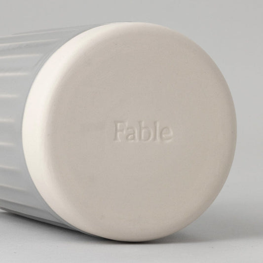 Vase decor by Fable Home, shown in a speckledwhite finish. – #speckledwhite