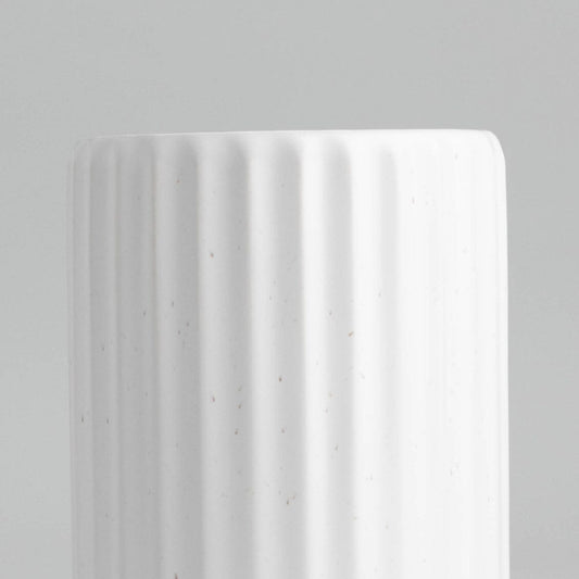 Vase decor by Fable Home, shown in a speckledwhite finish. – #speckledwhite