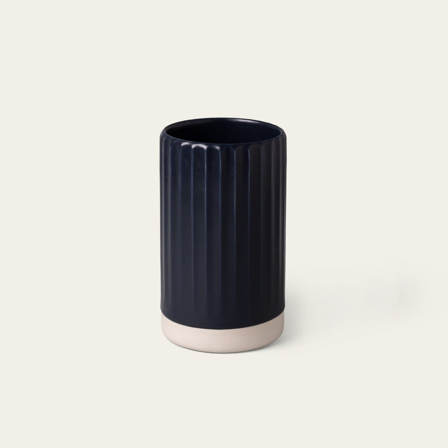 Vase decor by Fable Home, shown in a midnightblue finish. – #midnightblue