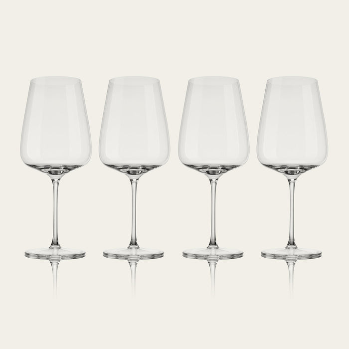 Cabernet glasses pro glassware by Fable Home, shown in a clear finish. – #clear
