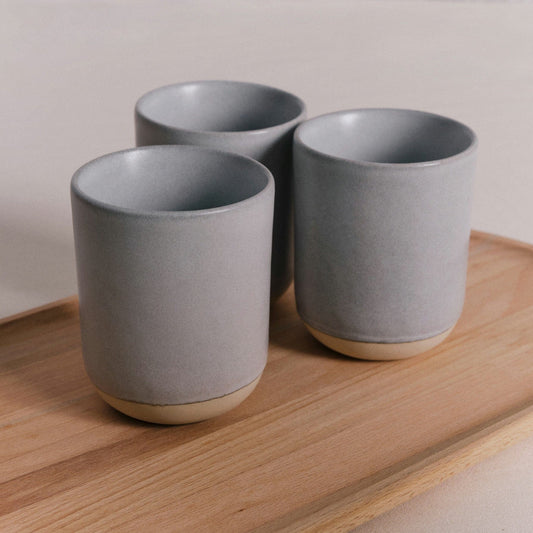Cappuccino Cups by Fable Home, featured in a stoneblue finish. – #stoneblue