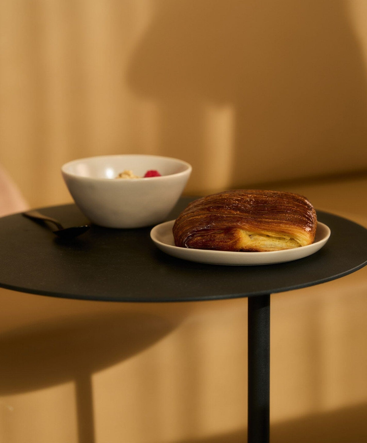 Complete Dinnerware Set by Fable Home, shown in Dove Gray.