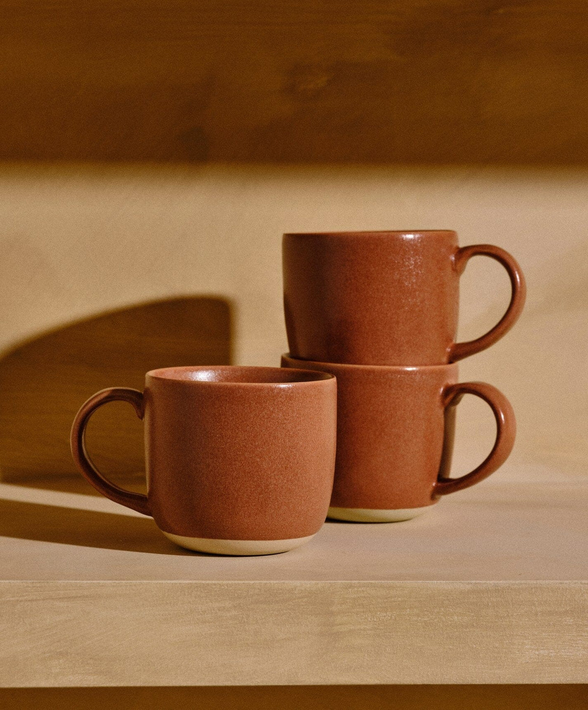Complete Dinnerware Set by Fable Home, shown in Canyon Clay.