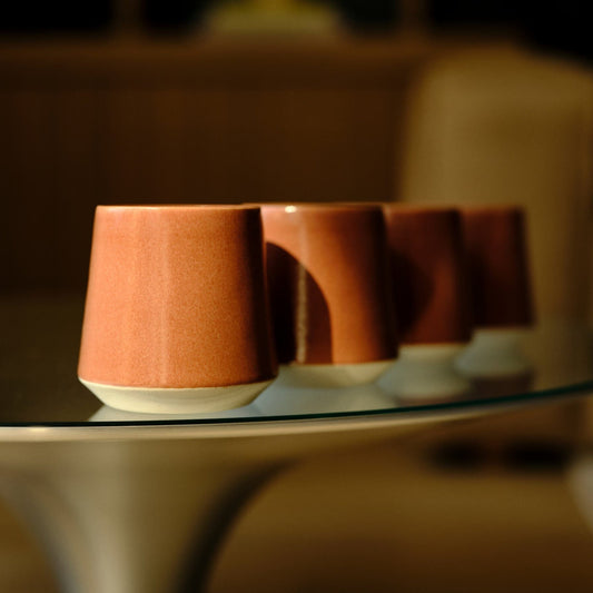 Cups by Fable Home, featured in a canyonclay finish. – #canyonclay