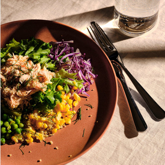 Dinner Plates by Fable Home, featured in a canyonclay finish. – #canyonclay