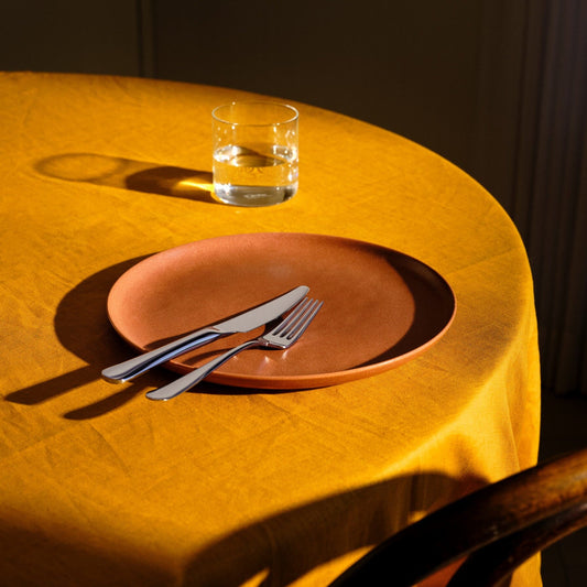 Dinnerware Set by Fable Home, featured in a canyonclay finish. – #canyonclay