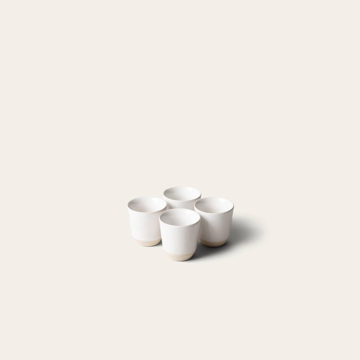 Espresso Cups by Fable Home, shown in Cloud White.
