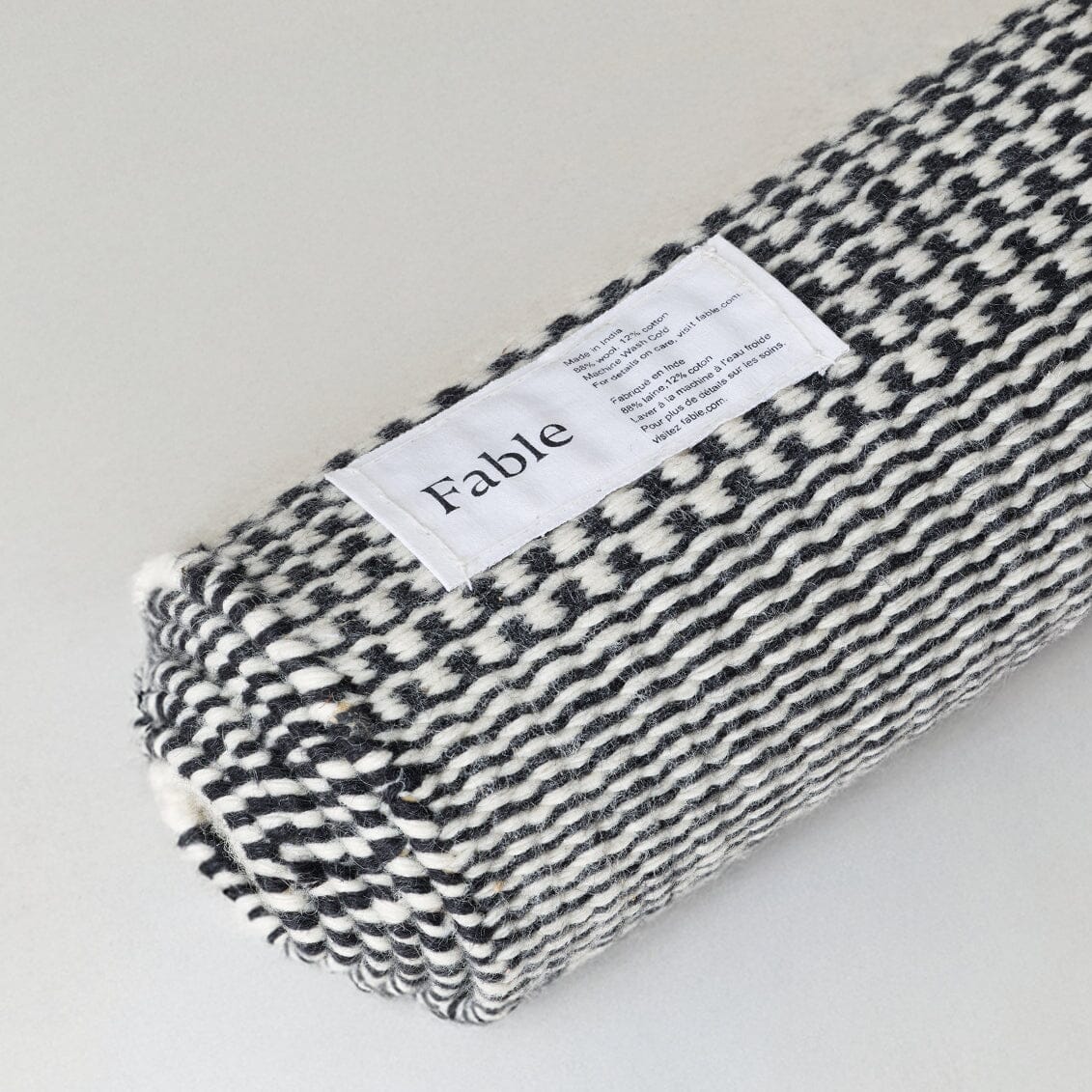 Linear Wool Rug | Handwoven Machine Washable Rug by Fable Home | Fable Home