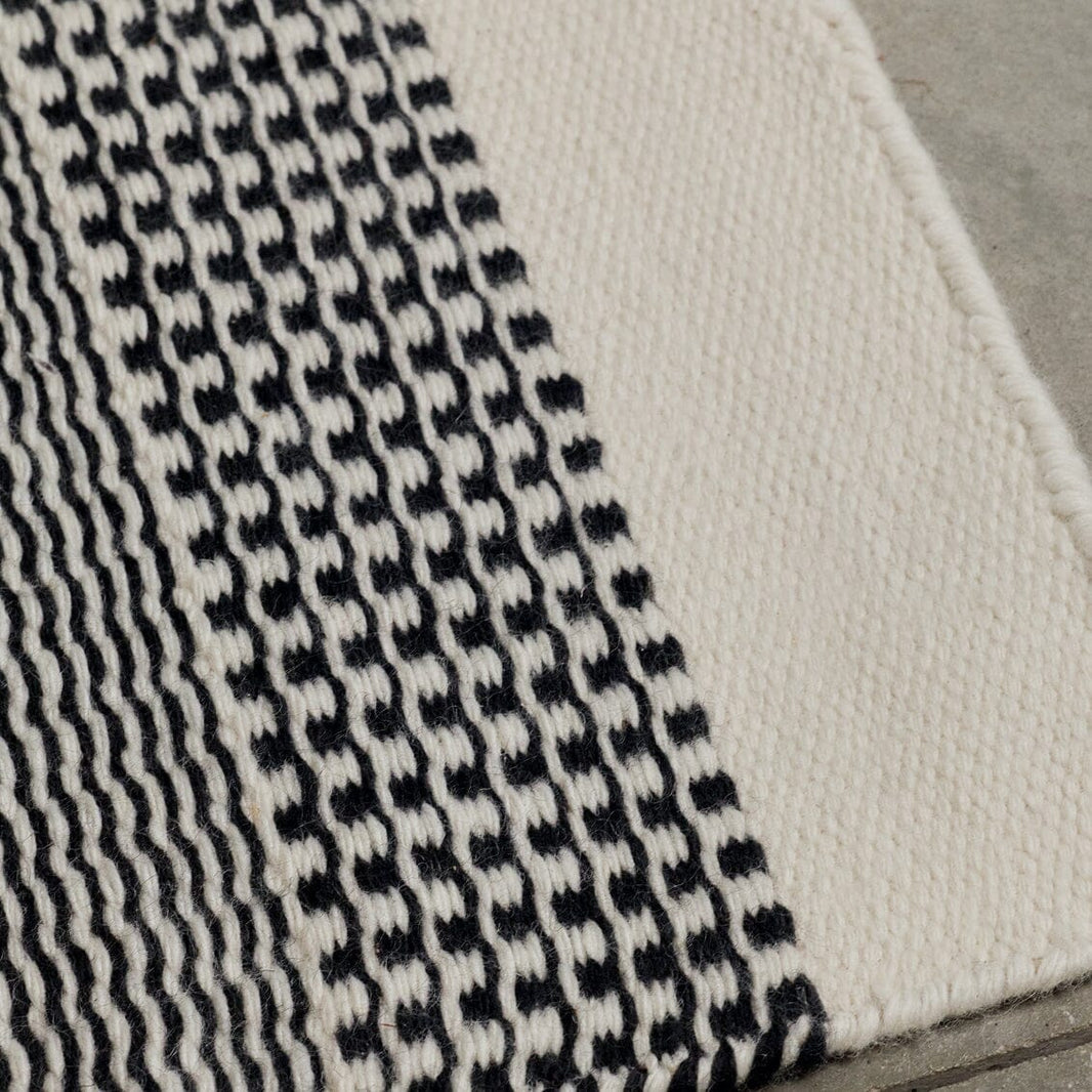 Linear Wool Rug | Handwoven Machine Washable Rug by Fable Home | Fable Home