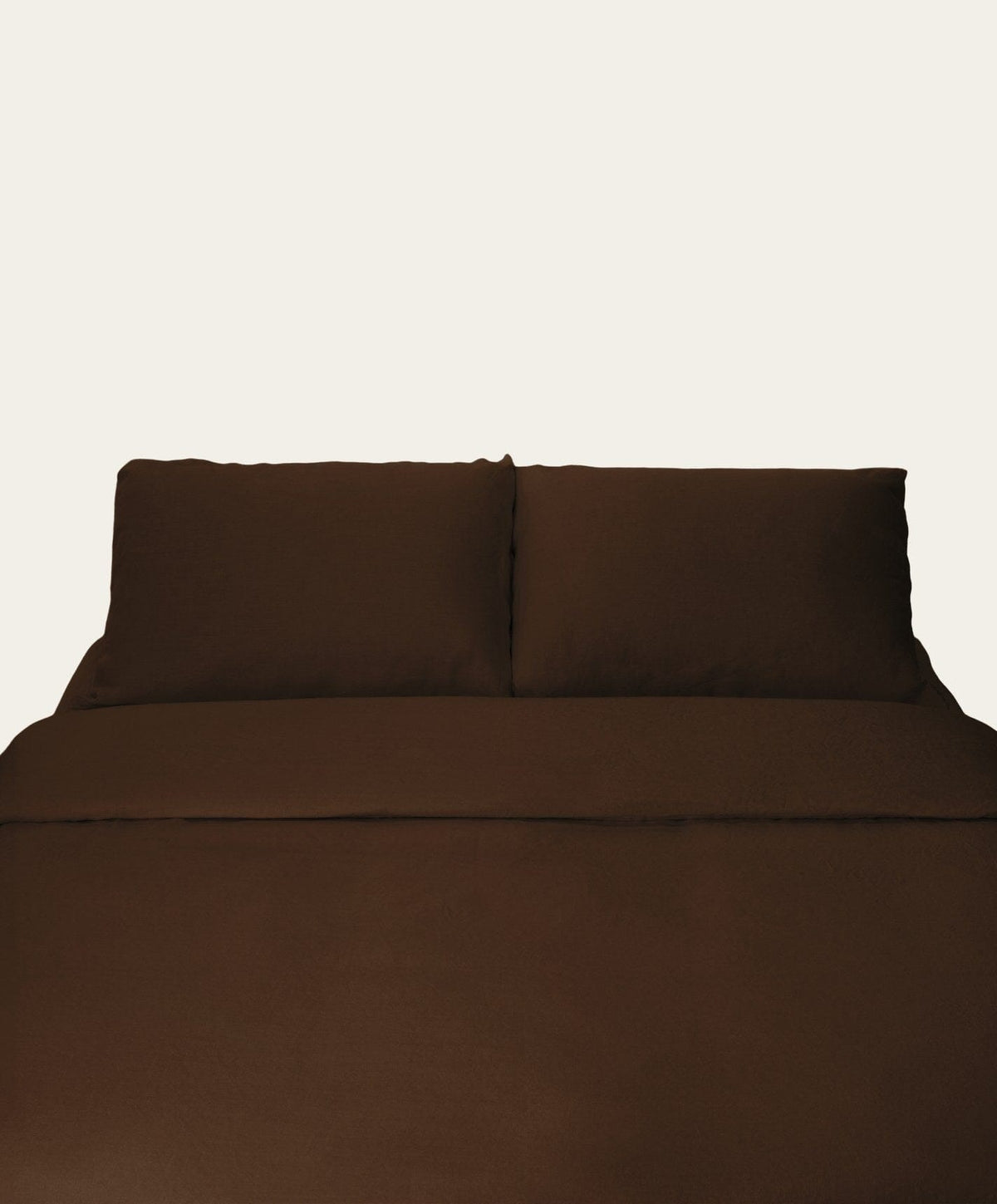 Linen Complete Bed Set by Fable Home, shown in Walnut Brown.