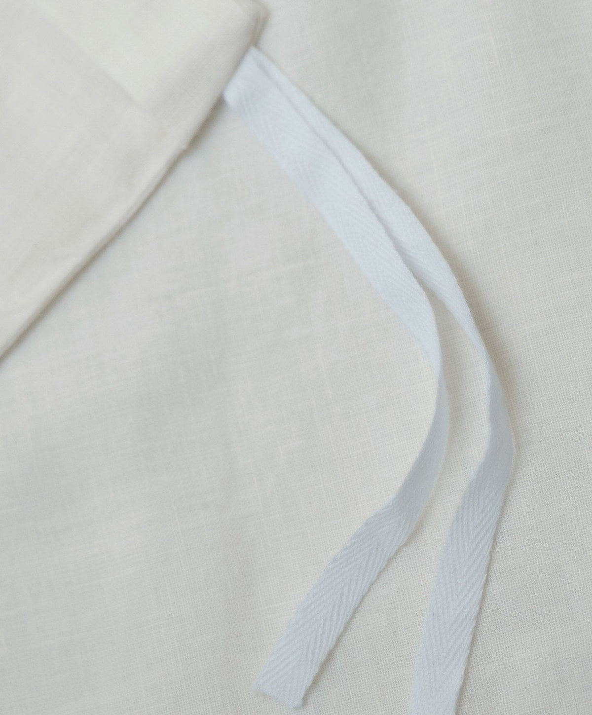 Linen Duvet Cover by Fable Home, shown in Shell White.