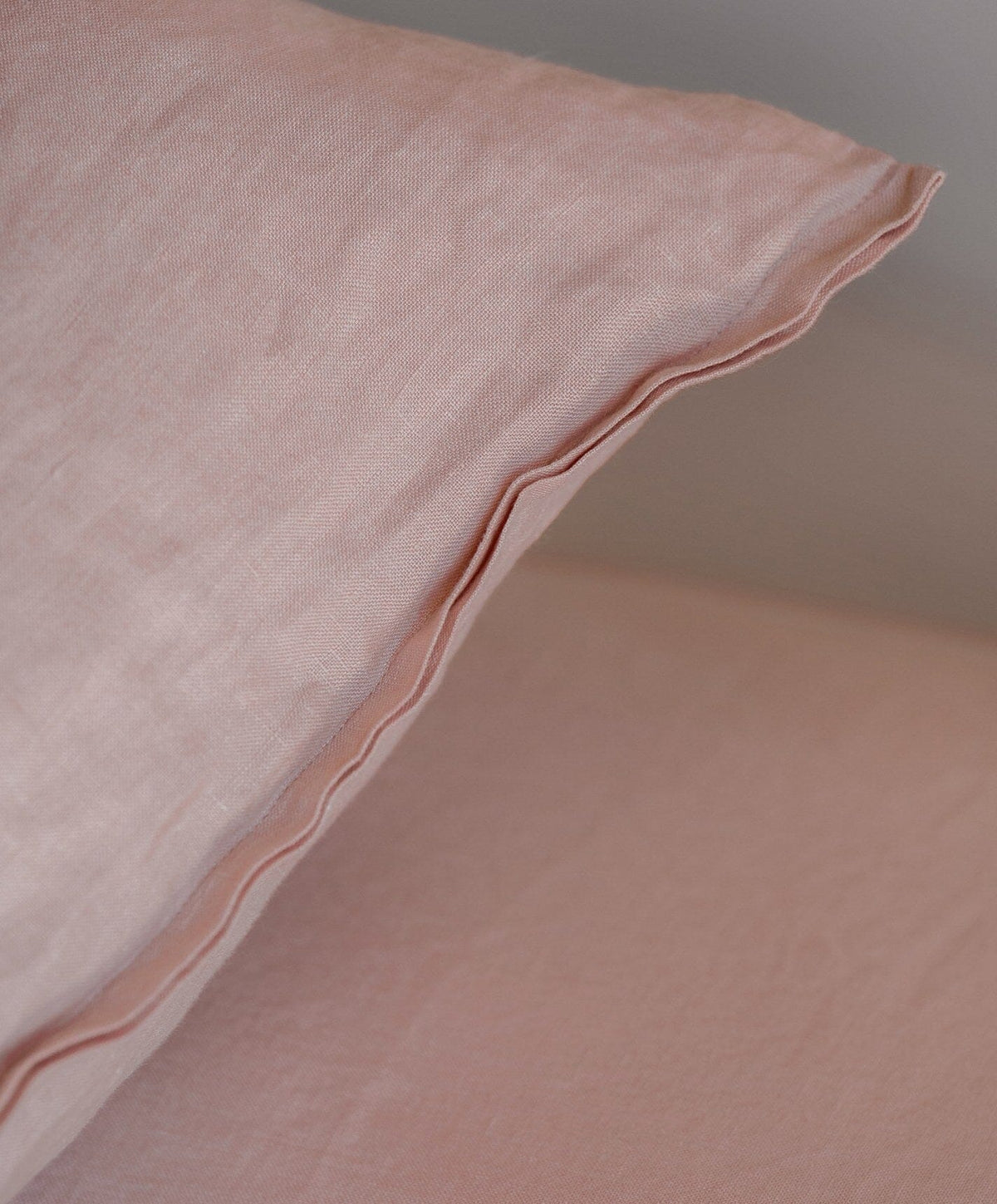 Linen Pillowcase Pair by Fable Home, shown in Autumn Rose.