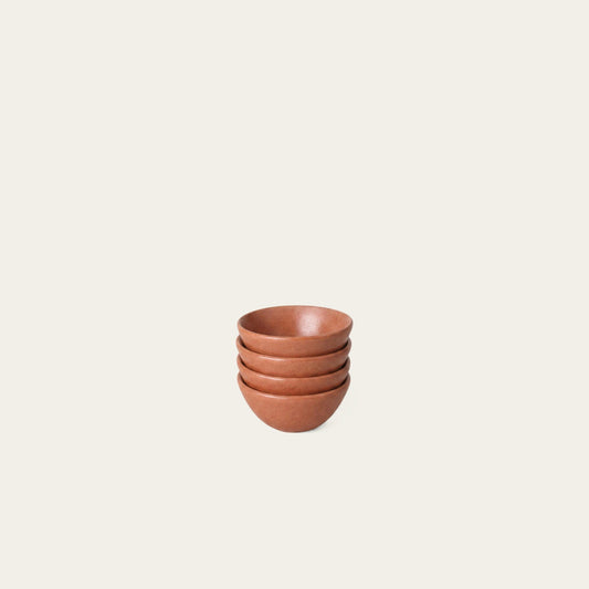 Little Bowls by Fable Home, featured in a canyonclay color finish. – #canyonclay