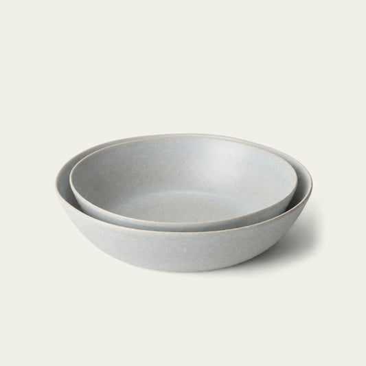 Low Serving Bowls by Fable Home, featured in a stoneblue finish. – #stoneblue